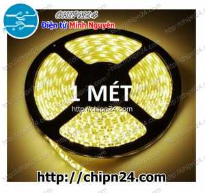[1 MÉT] Led Dây 5050 Có Keo Chống Nước Vàng Ấm (Warm White) 12VDC