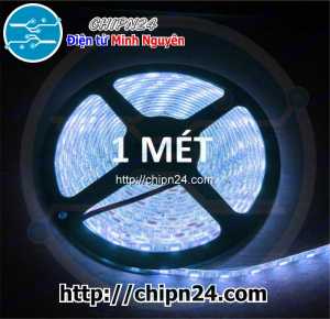 [1 MÉT] Led Dây 5050 Có Keo Chống Nước Trắng 12VDC