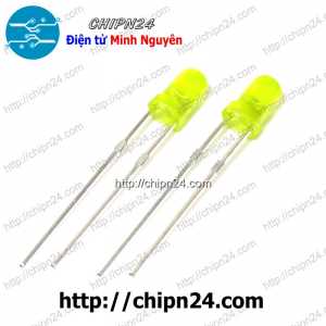 [50 con] (TK1) Led 3mm Vỏ đục Màu ra màu Vàng