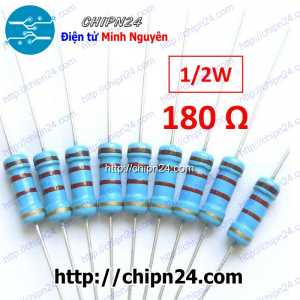 [20 con] () Điện Trở 180R 1/2W 5%