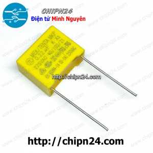 Tụ hộp 224 275VAC 15mm (0.22uF MEX/TENDA MKP K X2 40/100/21)