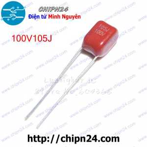 Tụ CBB 100V 105J P=7.5mm (105 1uF)