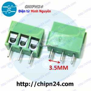 (F218) Domino KF350 3P (3.5MM) (Terminal, Cầu đấu dây cọc nguồn)