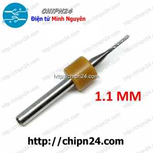 Mũi phay mạch in CNC 1.1mm (Mạch điện tử, PCB)