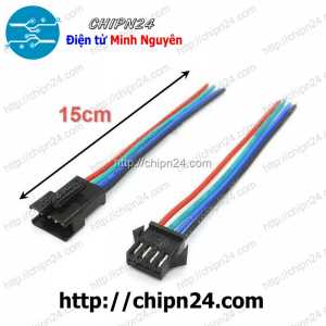 (P233) Dây khớp nối SM2.54mm 4P 15CM