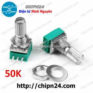 [F46] Biến trở xanh 3 chân RK097N 50K (503) (Biến trở Chiết áp chữ nhật)