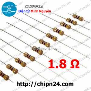 [20 con] Điện Trở 1.8R 1/4W 5%