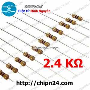 [50 con] Trở Vạch 1/4W 1% 2.4K