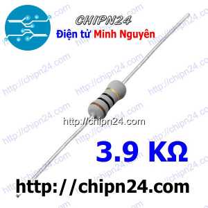 [10 con] (F354) Điện Trở 3K9 1W 5%