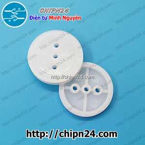 (F8.6) Bánh Xe Ròng Rọc Mini 242AB 2x24mm (3 Lỗ)