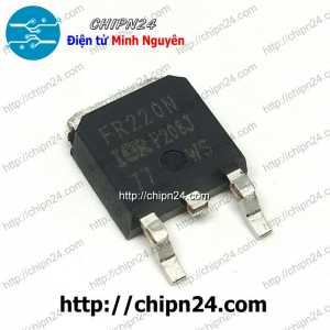 (SOP) Mosfet Dán FR220 TO-252 5A 200V Kênh N (SMD) (IRFR220NTRPBF FR220N IRFR FR 220)
