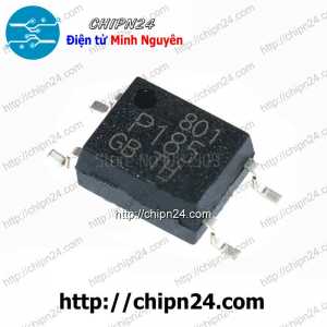(SOP) Opto Dán TLP185 SOP-4 (SMD) (TLP185GB P185 Opto Trans 20mA 5-48V) (IC Cách ly quang Opto)
