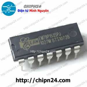 [DIP] IC EM78P153SPJ DIP-14 ((IC Vi điều khiển Chip trắng))