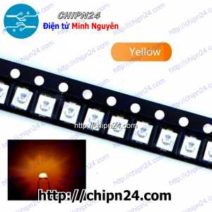 [25 con] (G5) Led Dán SMD 3528 Vàng (3.5x2.8mm)