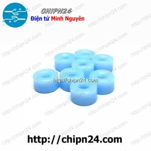 [10 cái] (K55) Vòng nhựa chặn mũi khoan CNC V2 Xanh Dương Nhạt