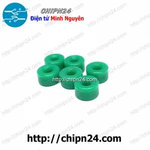 [10 cái] (K55) Vòng nhựa chặn mũi khoan CNC V4 Xanh Lá
