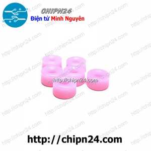 [25 cái] Vòng nhựa chặn mũi khoan CNC V5 Hồng Nhạt