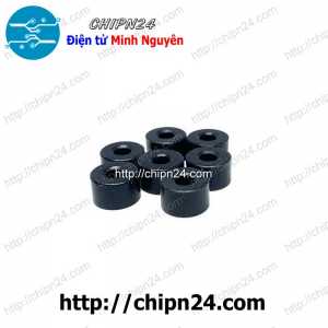 [10 cái] (K56) Vòng nhựa chặn mũi khoan CNC V8 Đen