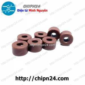 [10 cái] (K57) Vòng nhựa chặn mũi khoan CNC V10 Nâu Nhạt