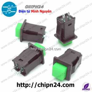 Nút nhấn Nhả DS-429 Xanh Lá 1A 250VAC