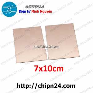 Phíp Đồng Thủy Tinh 2 Mặt FR4 7x10cm