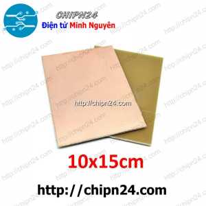 Phíp Đồng Thủy Tinh 1 Mặt FR4 10x15cm