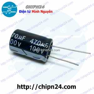 [H93] Tụ hóa 470uF 100V đen (16x25mm)