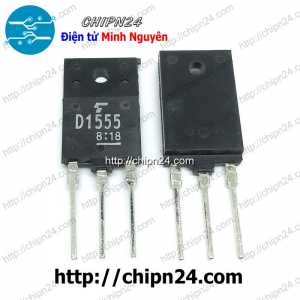 [KT1] Transistor D1555 TO-3PF NPN 5A 1500V (2SD1555 1555)