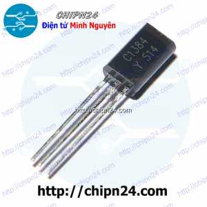 [25 con] (KT1) Transistor C1384 TO-92L NPN 1A 50V (2SC1384 2SC1384 1384)
