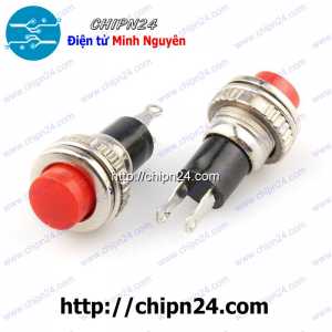 Nút nhấn nhả DS-316 Đỏ (Phi 10mm, Thường Mở, Nút nhấn Đề)