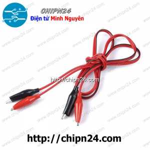 Dây 2 Đầu Cá Sấu 1 Mét