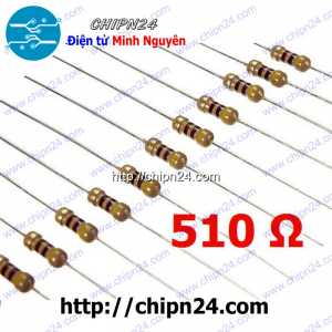 [50 con] Điện Trở 510R 1/4W 5%