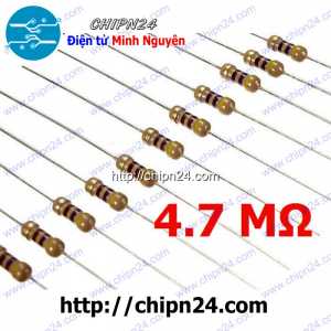 [20 con] () Điện Trở 4M7 1/4W 5%