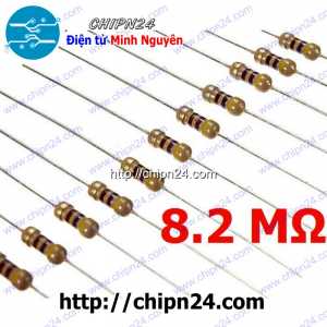 [20 con] () Điện Trở 8M2 1/4W 5%