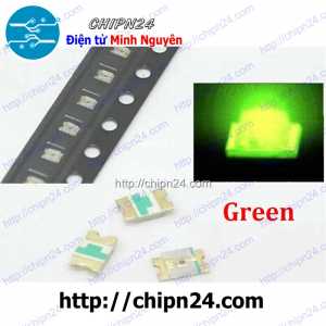 [25 con] (G5) Led Dán SMD 0805 Xanh Lá (2.0x1.2mm)