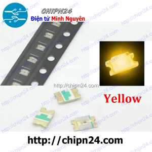 [25 con] Led Dán SMD 0805 Vàng (2.0x1.2mm)