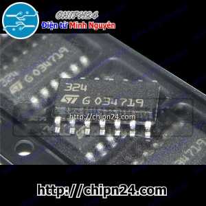 (SOP) IC Dán LM324 SOP-14 Hàng Tốt (SMD) (LM 324) (IC khuếch đại thuật toán OpAmp)