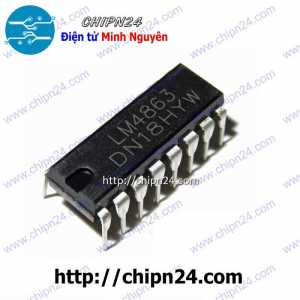 IC LM4863 DIP-16 (LM4863N LM4863D LM 4863)