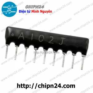 (K164) Điện trở thanh 9P 1K A102J (Trở Băng A09-102)