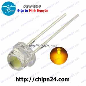 [10 con] Led 5mm Lùn Tim Lớn Vàng (0.5W)