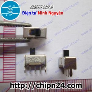 (K85) Công Tắc Gạt 2mm SS12D07 VG3 Thẳng (3 chân 2 vị trí)
