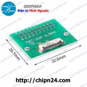 (K103) Đế chuyển FFC 0.5mm 20P (Adapter FFC FPC)