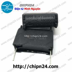 (N70) Tụ bếp từ Đứng 2uF 275V AC 400V DC