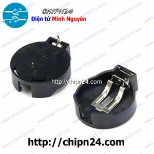 Đế Pin CR2450 DIP Nhựa Đen