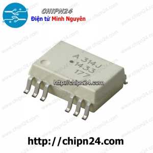 Opto Dán A314J SOP-12 Trắng (SMD) (HCPL-314J)