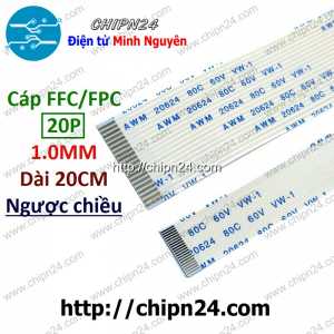 (P305) Cáp FFC 1.0MM 20P Ngược Chiều 20CM