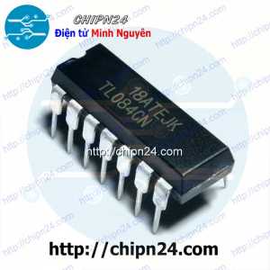 (DIP) IC TL084 DIP-14 (TL084CN 084)