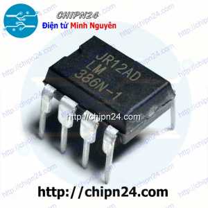 IC LM386 DIP-8 (LM386N 386) (IC khuếch đại âm thanh)