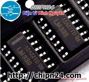 (SOP) IC Dán LM339 SOP-14 (SMD) (LM339DR) (IC khuếch đại thuật toán OpAmp)