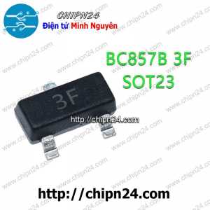 [25 con] (KX) Transistor Dán BC857 (3F) SOT-23 PNP 0.1A 45V (SMD)